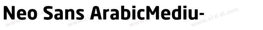 Neo Sans ArabicMediu字体转换